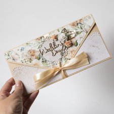 Kartka ślubna folder na pieniądze