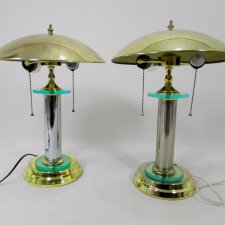 Para lamp stołowych vintage