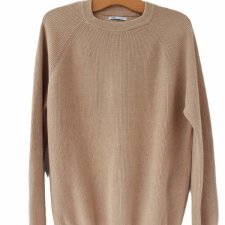 Sweter vintage bawełna Zara M beżowy