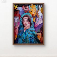 Szeptunka z Trajkowego lasu - plakat obraz