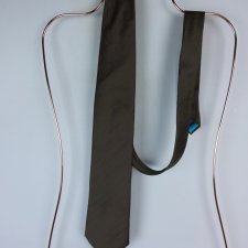 Ted Baker jedwabny krawat silk jedwab khaki