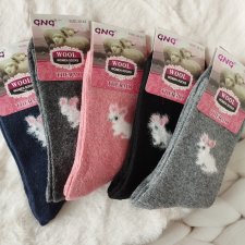 5 x Skarpetki angora damskie 39-42