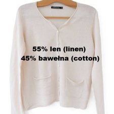 exclusive linen cardigan Monoprix Autre Ton