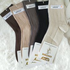 5 x Skarpetki kaszmirowe damskie 39-42