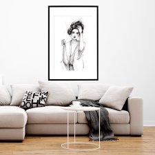 morning, 70x50cm, PLAKAT z autorskiej akwareli