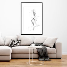 light, 70x50cm, PLAKAT z autorskiej akwareli