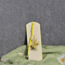 Zakładka do książki – zdobiona metodą decoupage