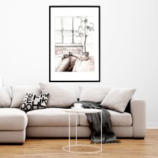 piece, 70x50cm, PLAKAT z autorskiej akwareli