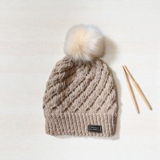 Czapka handmade merynos