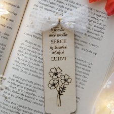 Drewniana zakładka na Dzień Nauczyciela - prezent