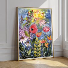 Kwiaty 50x70