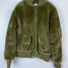 The New County kurtka z polaru sztuczne futerko khaki / S
