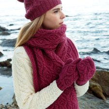 CZAPKA + SZALIK + RĘKAWICZKI - 100% Merino