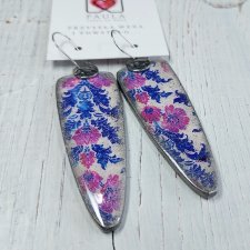KOLCZYKI DECOUPAGE