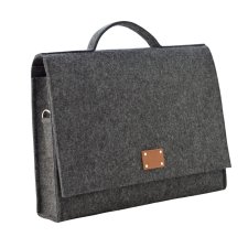 Duża Torba Na Laptopa 15'6" - teczka grafit