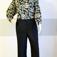 Bluzka damska w barokowy wzór – elegancja i charakter, rozmiar 40–42