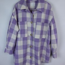 Primark grubsza koszula koszulowa kurtka krata 42 / 44
