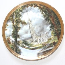 SALISBURY CATHEDRAL dekoracyjny talerz 1976