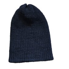 Czapka czarna z wełny  MERINO