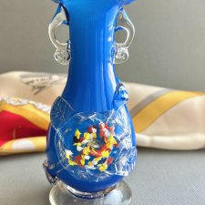 Murano Art Glass ❤ Prawdziwa perełka  ❤ Wazon - Szkło barwione w masie