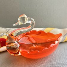 Art Glass Italy  ❤ Swan bowl  ❤ Paterka