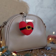 Brelok serduszko, Brelok na prezent, Upominek świąteczny