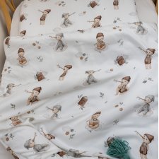 Komplet pościeli do łóżeczka bambusowa kołdra poduszka