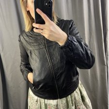miękka skórzana kurtka