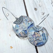 KOLCZYKI DECOUPAGE