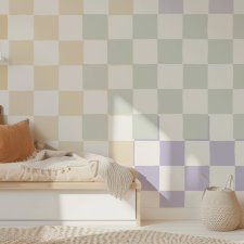 Tapeta dla dzieci Szachownica "Colorful Chess"
