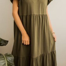 sukienka khaki