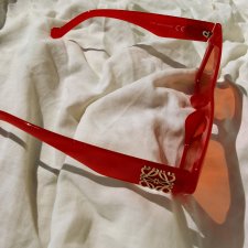 CZERWONE OKULARY - VINTAGE STYLE