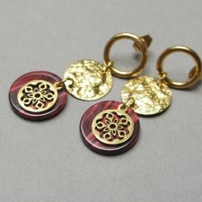 Alloys Collection - Burgundy - kolczyki /09.10.25/