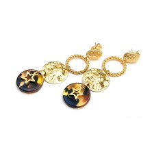 Alloys Collection - Cognac - kolczyki /06.10.25/