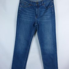 Marks & Spencer straight jeans spodnie dżins 14 / 42