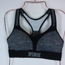 Pink Victoria's Secret sportowy usztywniany biustonosz XS / C70