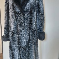 Vintage lata 80-te sztuczne futro maxi Olympia USA