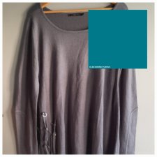 Lauren Vidal XL morski z wełną