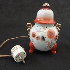 Porcelanowa lampka/kadzielnica, lata 70