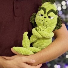 Maskotka Grinch, Prezent na Mikołaja, Prezent przytulanka dla dziecka