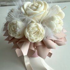 Flower Box - bukiet ze świec sojowych, upominek