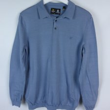 Lyle&Scott cienki sweterek polo bluzka bawełna / M