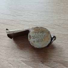Gwizdek Milicji Obywatelskiej Vintage
