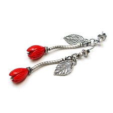 Red flower vol. 3 - kolczyki