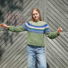 Sweter islandzki damski, 100% welna merynosa