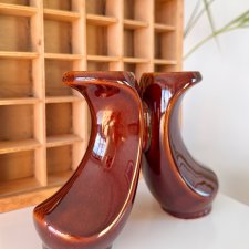 Świecznik dwuramienny ceramiczny Bolesławiec