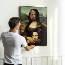 Plakat Krzyk Mony Mona Lisa - format 40x50 cm