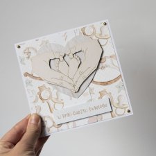 Pamiątka Chrztu Świętego kartka na chrzest chrzciny
