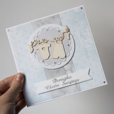 Pamiątka Chrztu Świętego kartka na chrzest chrzciny