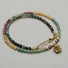 Turmaliny /choker/ vol. 43 naszyjnik /15.10.25/- Szlachetna kolekcja